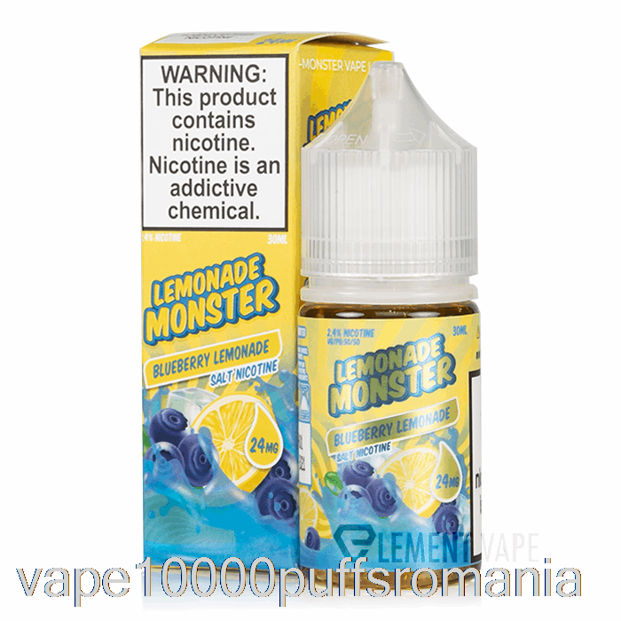 Vape Romania Limonada De Afine - Saruri Monstru Limonada - 30ml 24mg